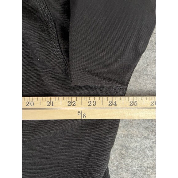 ll bean Katahdin Iron Works Nor’Easter Cotton Work Shirt Size L Black - Picture 8 of 11